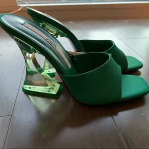 Zara Heel Sandals NWT